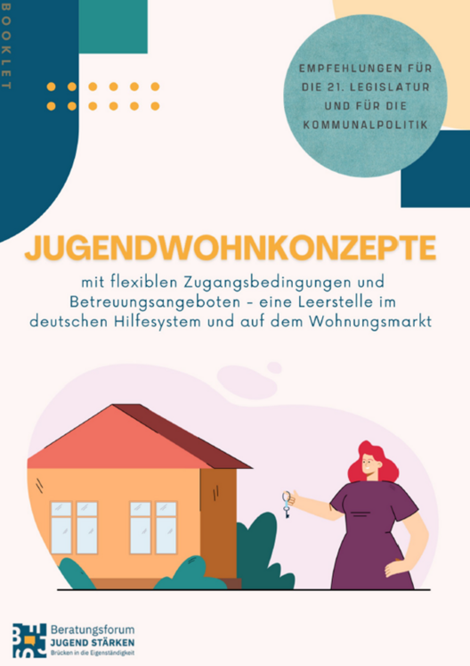 Cover Booklet Jugendwohnkonzepte